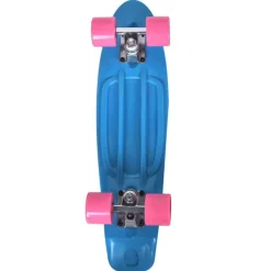 Maple Leaf Old school retro skateboard 55cm sky blue> Fiets & Sport