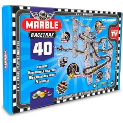 Marble Knikkerbaan RaceTrax (40 stuks)> Speelsets