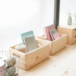 Massief grenenhouten opbergdoos (20x15x9cm)> Opbergen