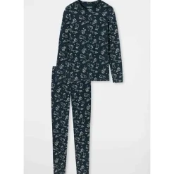 Meisjes pyjama lang – 203 antraciet> Kleding