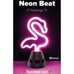 Neon Beat speaker LED flamingo><noscript><img width=