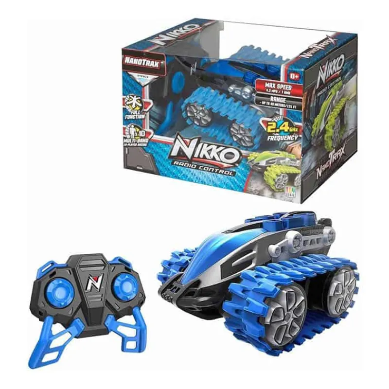 Nikko Nano Trax R/C blauw> R/C|4 Wielen