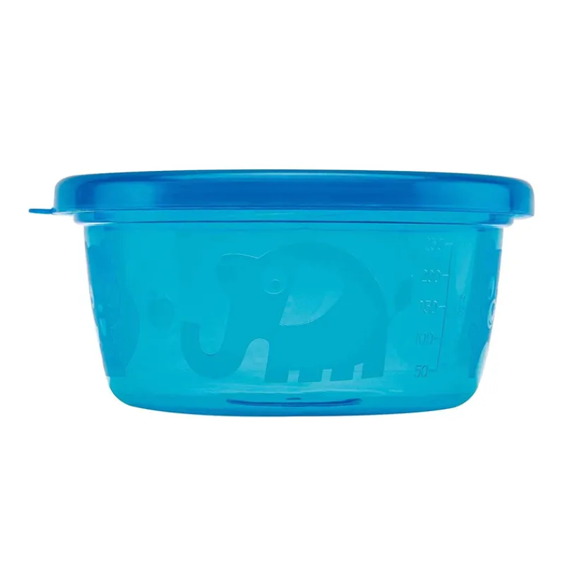 Nuby Picknick kommetjes (6 stuks) met deksel> Eten En Drinken