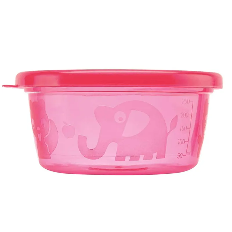 Nuby Picknick kommetjes (6 stuks) met deksel> Eten En Drinken