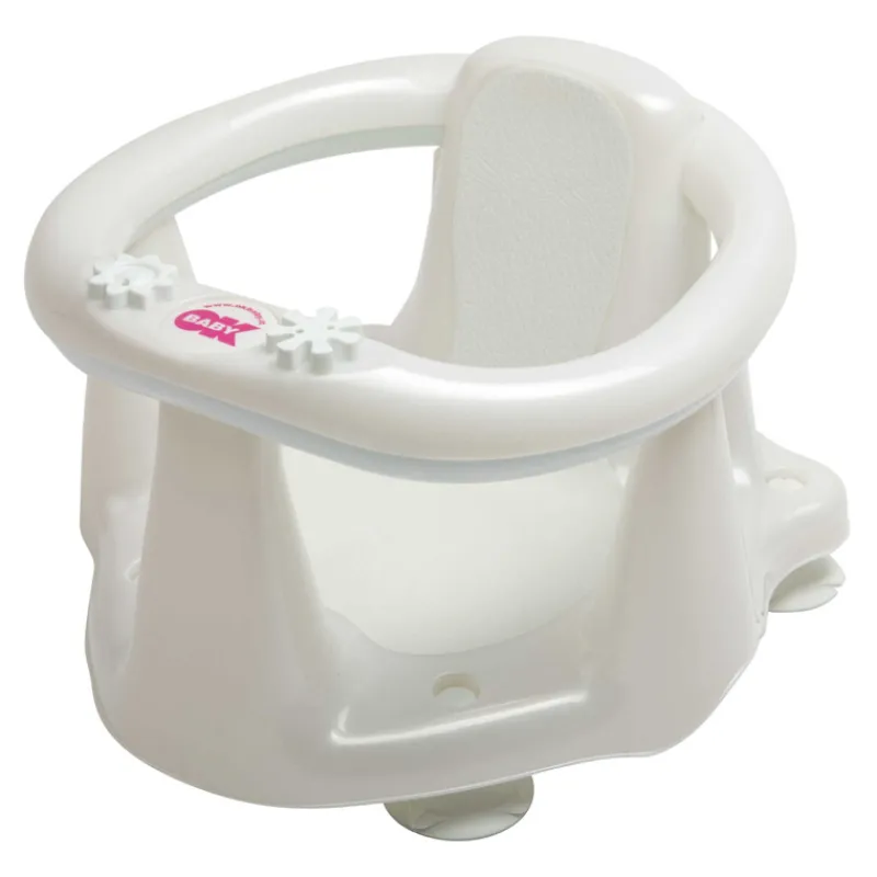 OK Baby Badring flipper (parel wit)> Verzorging|Babystoel