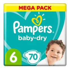 Pampers babydry nr.6 (70 stuks)> Verzorging
