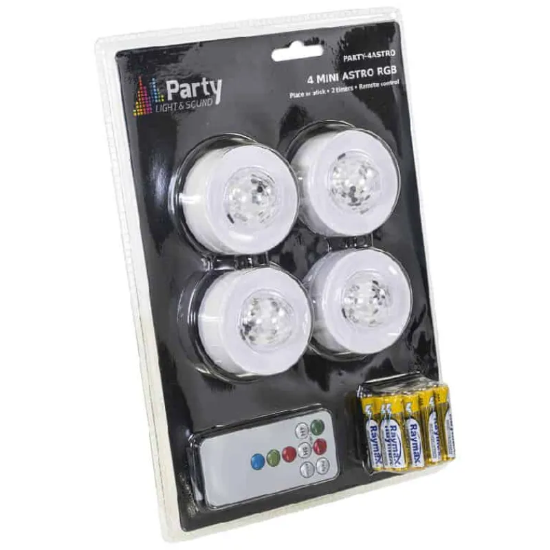 Party set 4 Astro lights (LED/strobe/flash)> Electronica & Muziek