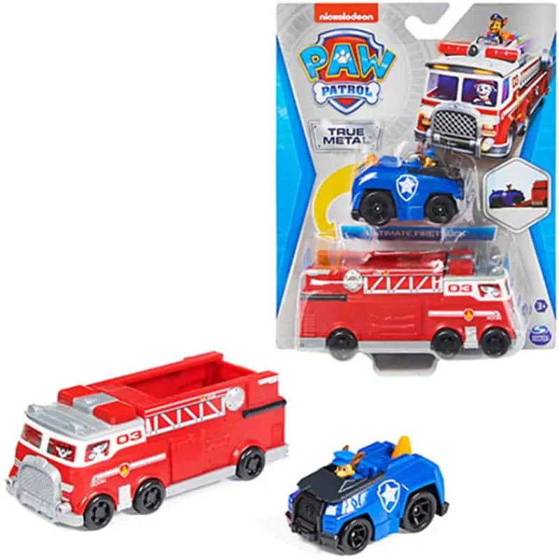 Paw Patrol Firetruck Team Vehicle Metal> Speelsets