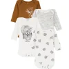 Petit Bateau Body’s ML Nature jongens (set van 4)> Babykleding En Textiel