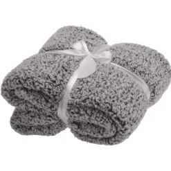 Plaid grijs bont> Woonaccessoires