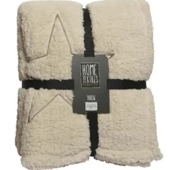 Plaid met ster (2 ass.)> Woonaccessoires