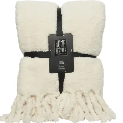 Plaid teddy wit fringes> Meubilair