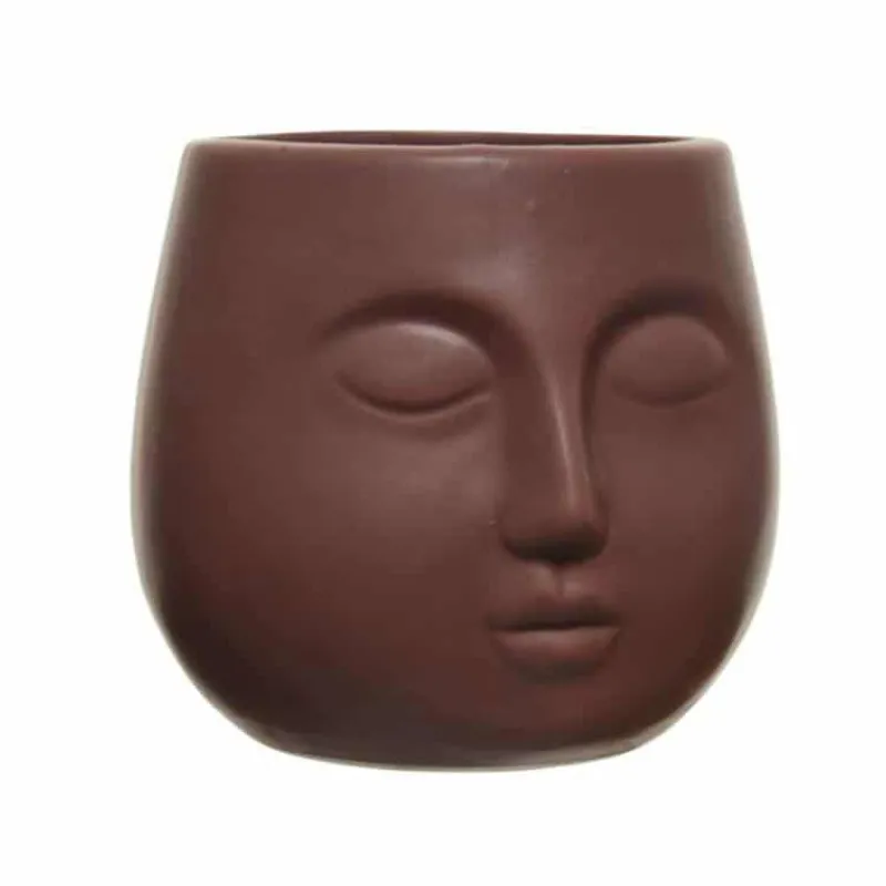 Planter (ø11xH10cm) in porselein> Woonaccessoires|Decoratie