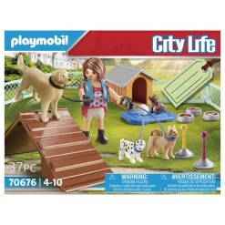 Playmobil City Life: Hondentrainster (70676)><noscript><img width=