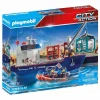 Playmobil Containerschip met douaneboot> Speelsets