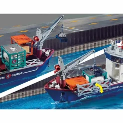 Playmobil Containerschip met douaneboot><noscript><img width=