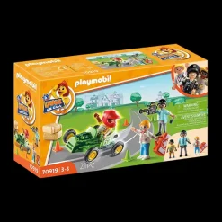Playmobil ® Duck on Call: Ambulance actie. Help de racer! (70919)> Speelsets