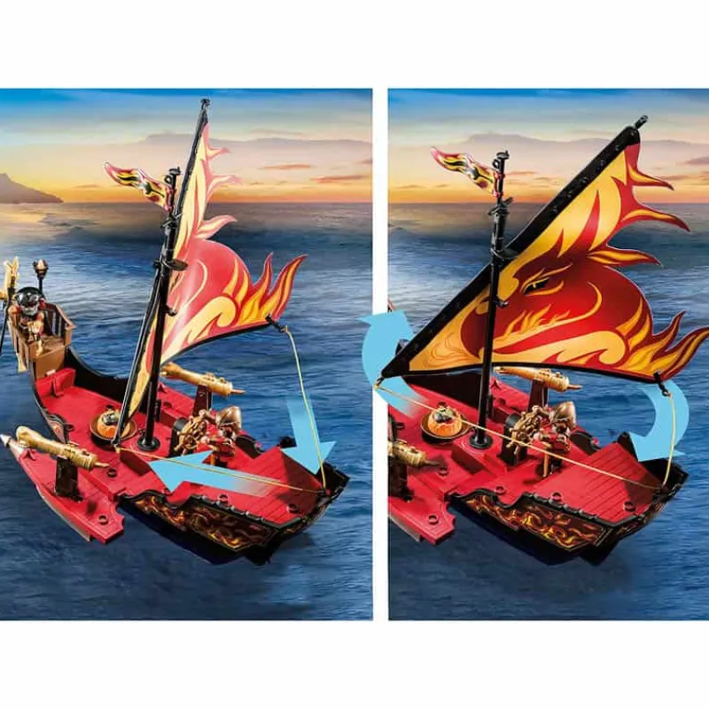 Playmobil Novelmore Burnham Raiders vuurschip (70641)> Speelsets