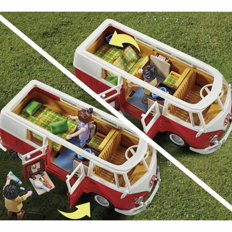 Playmobil Volkswagen T1 Campingbus> Speelsets