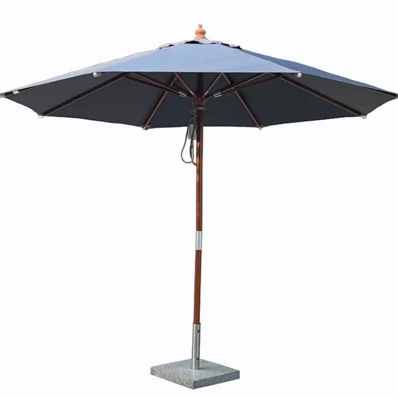 Quax Houtmast parasol (ø3m) met katrol> Parasols