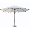 Quax Houtmast parasol (ø4m) met dubbele katrol> Parasols