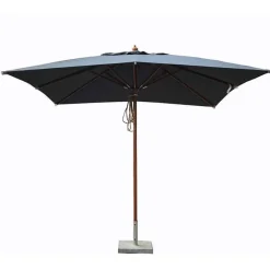 Quax Houtmast parasol (3x3m) met dubbele katrol> Parasols