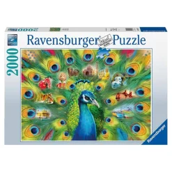 Ravensburger Puzzel (2000 stuks) Land van de pauw> Educatief