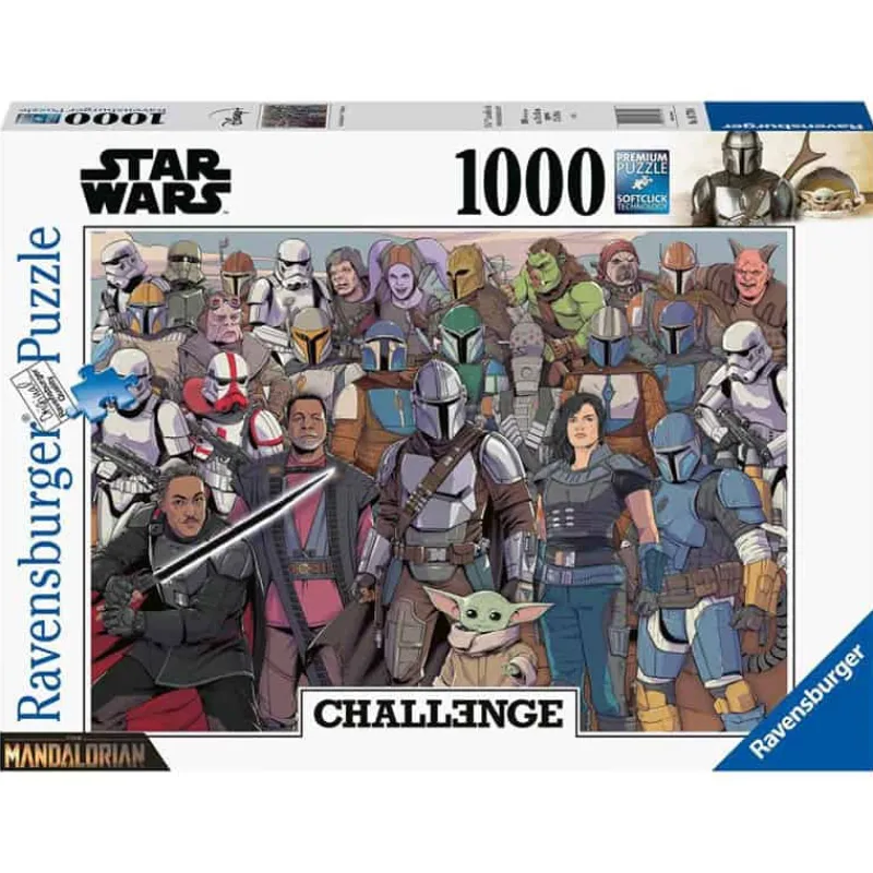 Star Wars, Ravensburger Ravensburger puzzel 1000st: Star Wars Mandalorian Challenge> Educatief