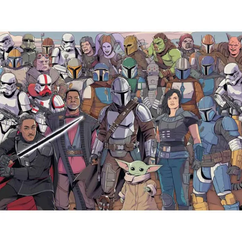 Star Wars, Ravensburger Ravensburger puzzel 1000st: Star Wars Mandalorian Challenge> Educatief