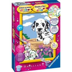RB Schilderen op nr: Dalmatiër puppy> Creatief