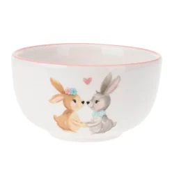 Schaal met haasdecor (12x7cm)> Pasen