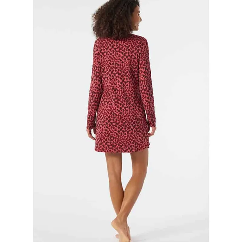 Schiesser Dames nachtkleed – felrood> Kleding