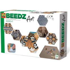SES Beedz Art Hex Tiles Safari> Creatief