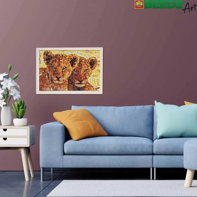 SES Beedz Art Leeuwen welpen> Creatief