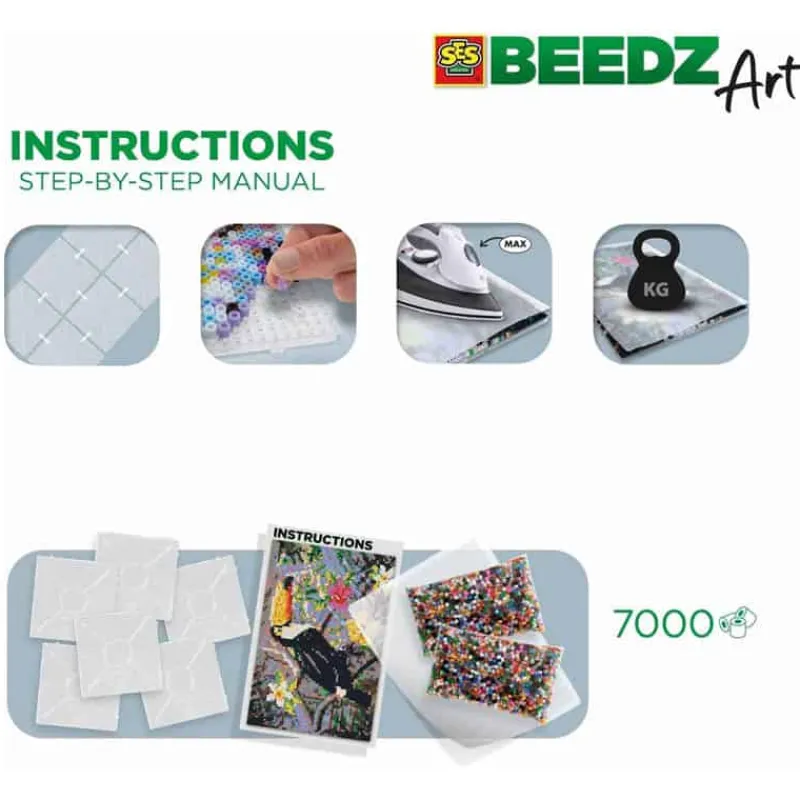 SES Beedz Art Toekan> Creatief