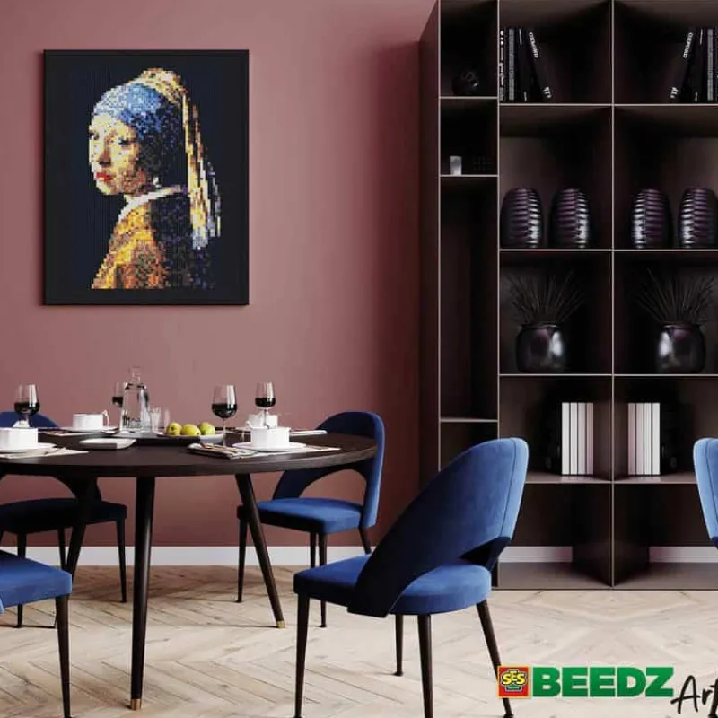 SES Beedz Art Vermeer meisje met de parel> Creatief