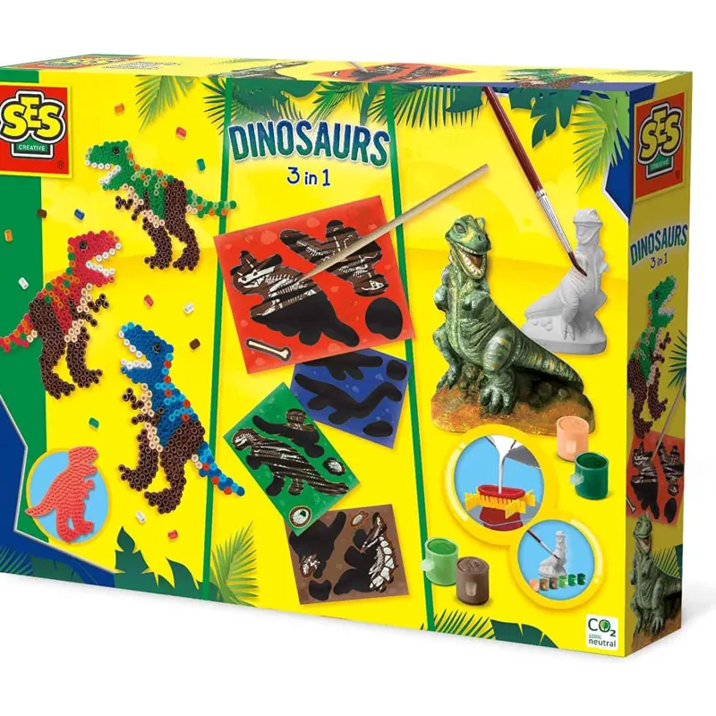 SES Dino’s 3in1> Creatief|Baby & Peuter