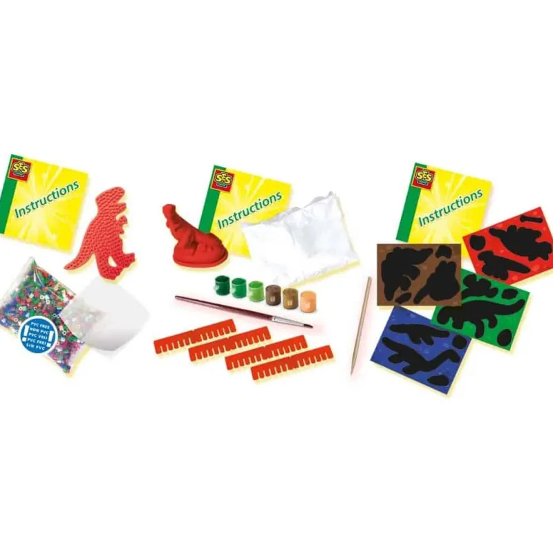 SES Dino’s 3in1> Creatief|Baby & Peuter