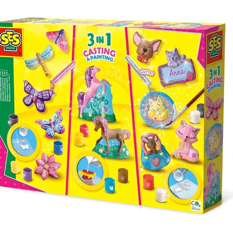 SES Gieten/Schilderen 3in1> Creatief|Baby & Peuter