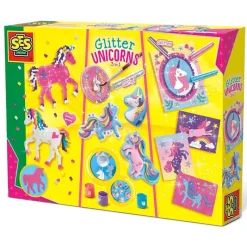 SES Glitter unicorns (3 in 1)> Creatief