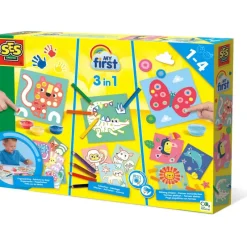 SES My First Vingerverf 3in1> Creatief|Baby & Peuter