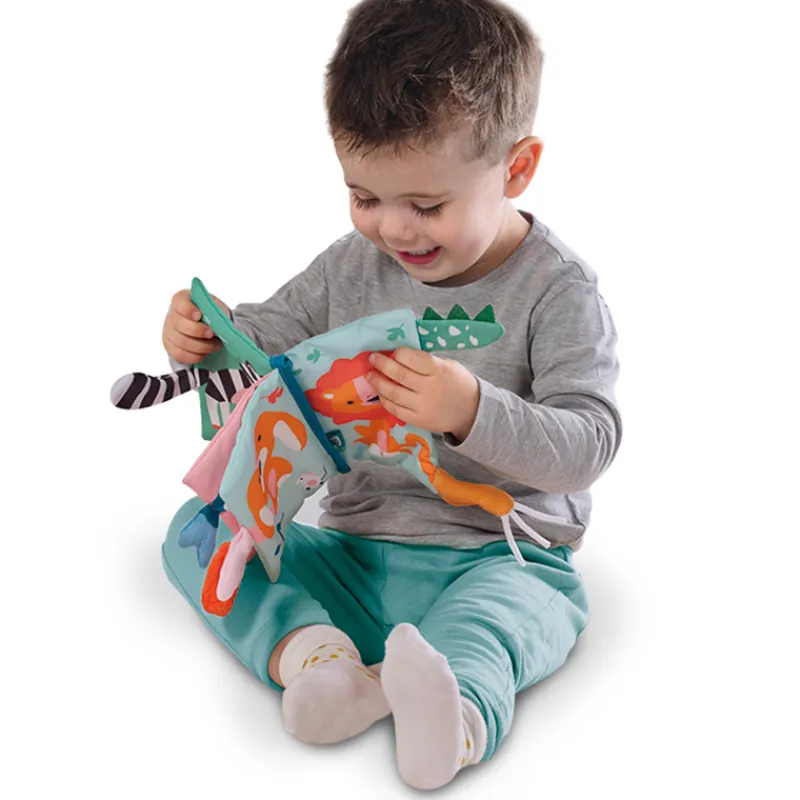SES Sensory Dierenstaartenboek soft> Educatief|Baby & Peuter