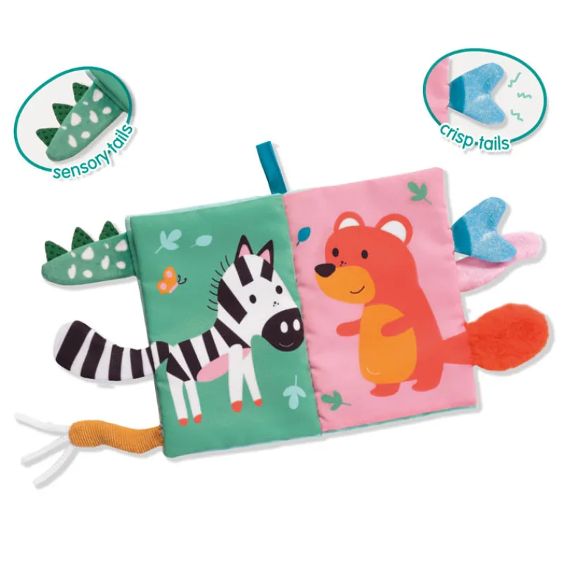 SES Sensory Dierenstaartenboek soft> Educatief|Baby & Peuter