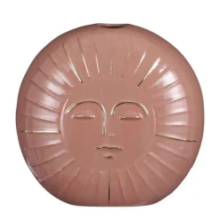 Single Flower vaas zon zalmkleur (20x10x19cm)> Pasen