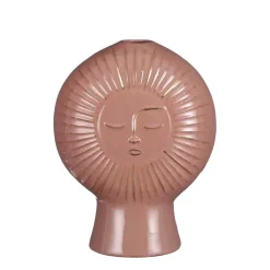 Single Flower vaas zon zalmkleur (13x7x17cm)> Pasen