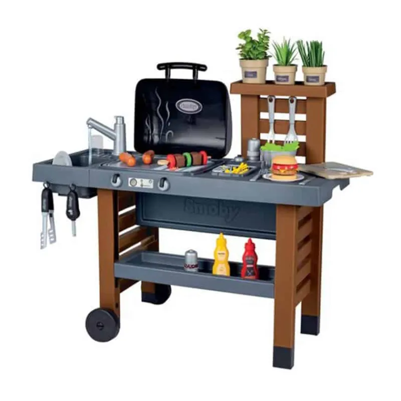 Smoby Garden Kitchen & BBQ buitenkeuken> Buitenspeelgoed|Buitenspeelgoed
