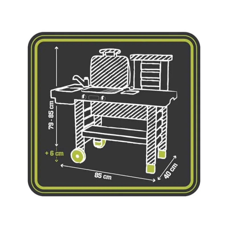 Smoby Garden Kitchen & BBQ buitenkeuken> Buitenspeelgoed|Buitenspeelgoed