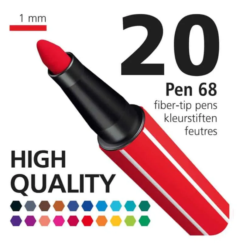 Stabilo® Stabilo Pen 68 Colorparade light (red/blue)> Schrijven & Tekenen