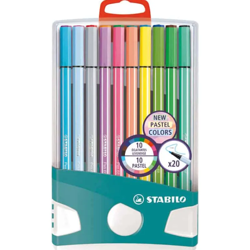 Stabilo® Stabilo Pen 68 Pastelparade (20 stuks)> Schrijven & Tekenen