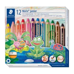 Staedtler Noris junior 3in1 kleurpotlood (12 stuks)> Schrijven & Tekenen